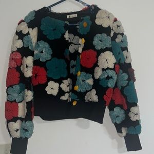 Multi floral Color sweater/jacket